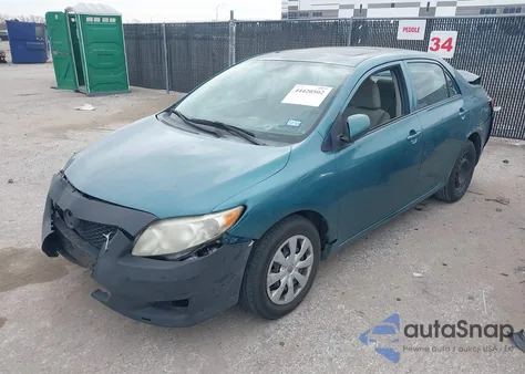 2010 Toyota Corolla Le z USA, uszkodzony, nr VIN 2T1BU4EE7AC289250